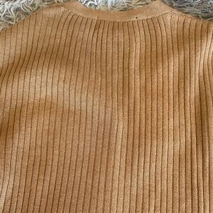 August Silk Tan Women's Cardigan